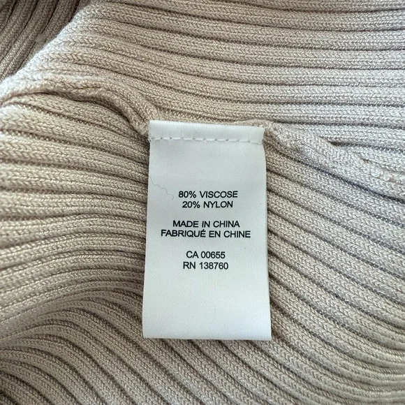 RW&Co Tan Rib Knit Top - Picture 5 of 5